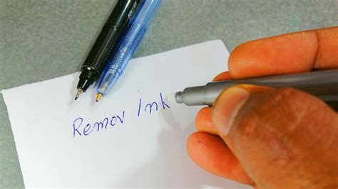 removing ink from rfid card|how to remove pen ink.